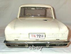 Rare Vintage Large 1960's Japan Nomura Toys TN Antennen Auto B/O Tin Car 15.5L