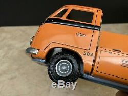Rare Vintage Lemy Poliumex Pick-Up VW Tin Toy Volkswagen Car Tippco Mexico