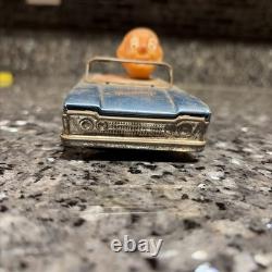 Rare Vintage Linemar Marx 1961 Japan Tin Friction Toy Car Clown New York Buddy