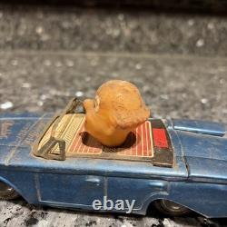 Rare Vintage Linemar Marx 1961 Japan Tin Friction Toy Car Clown New York Buddy