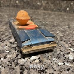Rare Vintage Linemar Marx 1961 Japan Tin Friction Toy Car Clown New York Buddy