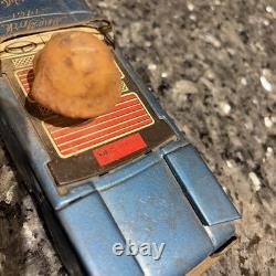 Rare Vintage Linemar Marx 1961 Japan Tin Friction Toy Car Clown New York Buddy