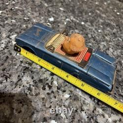 Rare Vintage Linemar Marx 1961 Japan Tin Friction Toy Car Clown New York Buddy