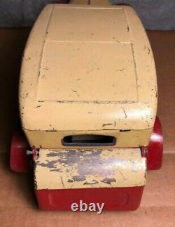 Rare Vintage Mettoy 1940s 11 Tin Large Wind Up Car Motor works England