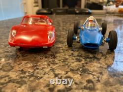 Rare, Vintage, Nos Yonezawa Mechanical Deluxe Racing Cars In Original Box