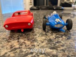 Rare, Vintage, Nos Yonezawa Mechanical Deluxe Racing Cars In Original Box