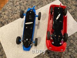 Rare, Vintage, Nos Yonezawa Mechanical Deluxe Racing Cars In Original Box