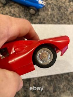 Rare, Vintage, Nos Yonezawa Mechanical Deluxe Racing Cars In Original Box