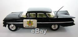 Rare Vintage Police State Patrol Car Corgi Toys #223 Chevrolet Impala + Box