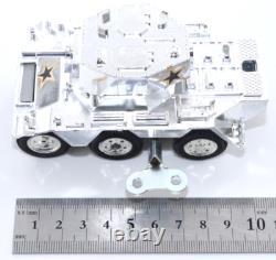 Rare Vintage Satsuki Tin Armored Car Wind-Up 6-Wheel Japan 1950s with Box from JPN