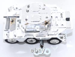 Rare Vintage Satsuki Tin Armored Car Wind-Up 6-Wheel Japan 1950s with Box from JPN