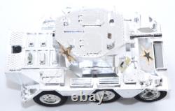 Rare Vintage Satsuki Tin Armored Car Wind-Up 6-Wheel Japan 1950s with Box from JPN