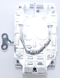 Rare Vintage Satsuki Tin Armored Car Wind-Up 6-Wheel Japan 1950s with Box from JPN