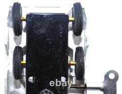 Rare Vintage Satsuki Tin Armored Car Wind-Up 6-Wheel Japan 1950s with Box from JPN