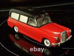 Rare Vtg Die Cast Tekno Toy # 731 / 32 Mercedes Benz Car 220 S Ambulance Denmark