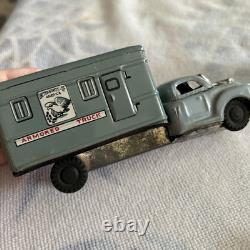 Rare lot of 8 vintage tin toy trucks, Cars & Jeeps