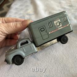 Rare lot of 8 vintage tin toy trucks, Cars & Jeeps