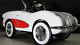 Red Cove Pedal Car 1950s Corvette Vette Chevy Vintage Sport Hot Rod Midget Model