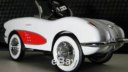 Red Cove Pedal Car 1950s Corvette Vette Chevy Vintage Sport Hot Rod Midget Model