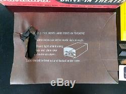 Remco 1959 Movieland Drive-in Theater No. 303 Screen Cars Projection Booth Film+