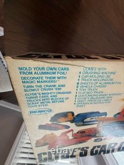 Remco Clyde's Car Crusher Vintage Play Set 1979 with Box, Cars, Accessories
