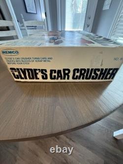 Remco Clyde's Car Crusher Vintage Play Set 1979 with Box, Cars, Accessories