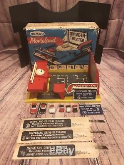 Remco Movieland Drive-in Theater Vintage 1959 In Original Box Cars Films #303