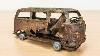 Restoration Abandoned Vw Hippie Van 1960s