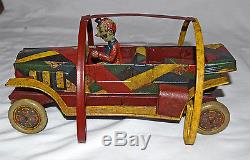 SCARCE Topsy Turvy Tom Clown Car by Hans Eberl WORLDWIDE SHIPPING