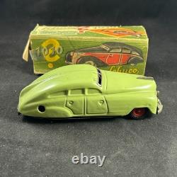 SCHUCO 1010 PATENT 1750 WIND UP VTG ANTIQUE MINT TOY CAR US ZONE GERMANY With BOX
