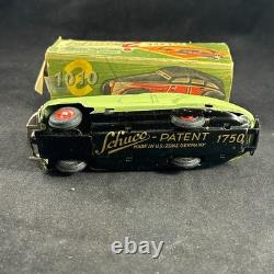 SCHUCO 1010 PATENT 1750 WIND UP VTG ANTIQUE MINT TOY CAR US ZONE GERMANY With BOX