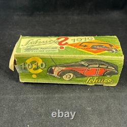 SCHUCO 1010 PATENT 1750 WIND UP VTG ANTIQUE MINT TOY CAR US ZONE GERMANY With BOX