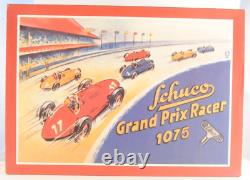 SCHUCO 1075 Gran Prix Racer No. 3 Model Red Tin Car Assembly Kit