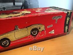 Schuco Tin Wind Up Car Mercedes Western Germany 2095 Start & Stopp Boxed Works