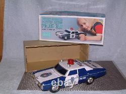 SEARS ALPS CHEVROLET IMPALA B/O, POLICE CAR TIN, FULLY WORKING WithBOX