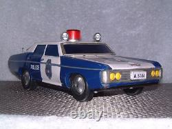 SEARS ALPS CHEVROLET IMPALA B/O, POLICE CAR TIN, FULLY WORKING WithBOX