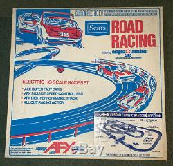 SEARS Aurora AFX Road Racing Slot Car Set Electric HO Scale Vintage 1974