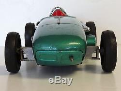 SHIOJI TIN FRICTION 1960's JAPAN INDIANAPOLIS AUTO JACK INDY RACE CAR LARGE 15