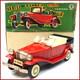 SSS Tin Toy Old Timer Convertible Red Car S-1215 Japan Vintage Shiono Shoten JPN