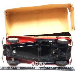 SSS Tin Toy Old Timer Convertible Red Car S-1215 Japan Vintage Shiono Shoten JPN
