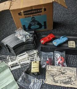 STROMBECKER 1/32nd Scale SLOT CAR RACE SET NOS Mint in Box-Vintage Toy 1960's