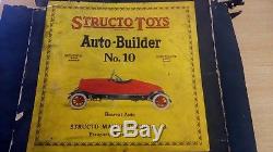 STRUCTO TOYS STUTZ BEAR CAT Roadster constructor car 1919, pre Meccano