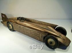 SUPERB GUNTHERMANN GOLDEN ARROW LAND SPEED RECORD CAR (GREAT PATINA!) (1930's)