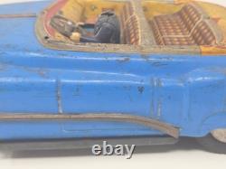 Sato Yonezawa 1952 Chrysler Tin Friction Convertible Open Car Japan 12in