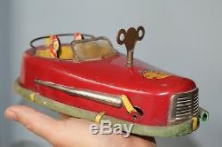 Scarce 1930's Buffalo Toys New York Tinplate Clockwork Dodgem Bumper Car