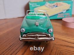 Scarce 1950s TN Nomura Japan Tin Battery Open Car Ford Tinplate New In Box