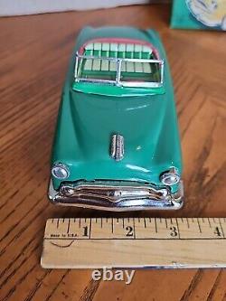 Scarce 1950s TN Nomura Japan Tin Battery Open Car Ford Tinplate New In Box
