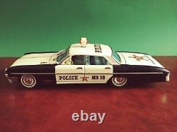 Scarce Yonezawa Japan Tin Friction Oldsmobile Highway Patrol Car Tinplate