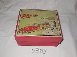 Schuco 1940s 15/175 garage and car gift set