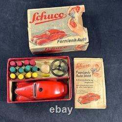 Schuco Fernlenk Auto 3000 Vtg Antique Toy Car Kit Made In Germany & Instructions
